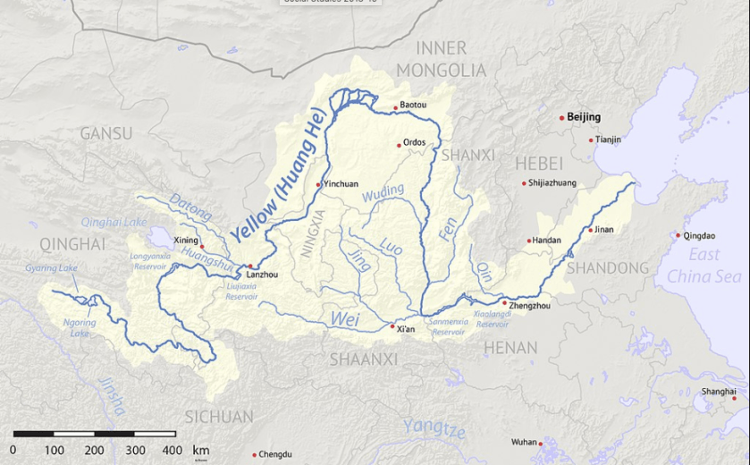 Yellow River Hohhot to Gansu