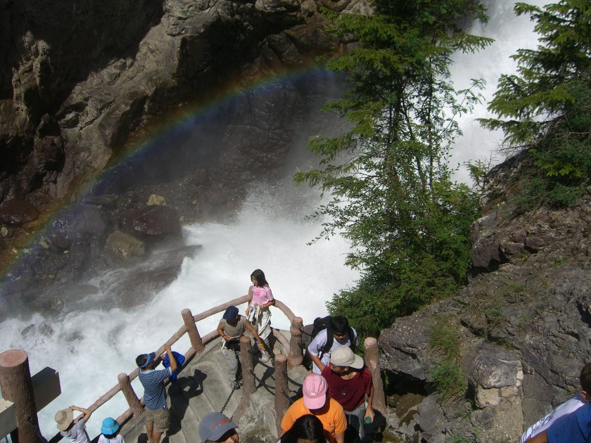 Waterfall by Heavenly Lake